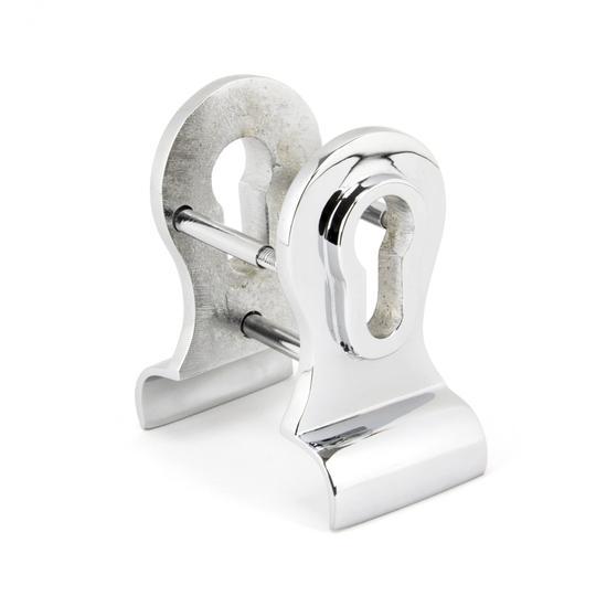 Polished Chrome 50mm Euro Door Pull (Back to Back fixings)in our Pull Handles collection by From The Anvil. Available to buy at Yorkshire Architectural Hardware
