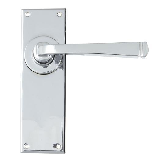 Polished Chrome Avon Lever Latch Setin our Lever Handles collection by From The Anvil. Available to buy at Yorkshire Architectural Hardware