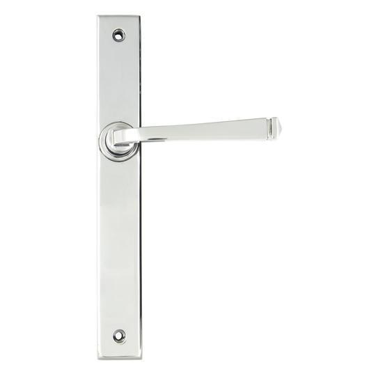 Polished Chrome Avon Slimline Lever Latch Setin our Lever Handles collection by From The Anvil. Available to buy at Yorkshire Architectural Hardware