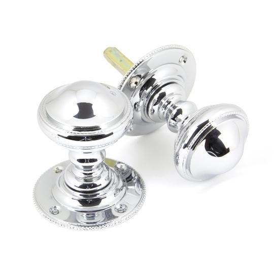 Polished Chrome Brockworth Mortice Knob Setin our Door Knobs collection by From The Anvil. Available to buy at Yorkshire Architectural Hardware