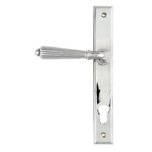 Polished Chrome Hinton Slimline Lever Espag. Lock Setin our Lever Handles collection by From The Anvil. Available to buy at Yorkshire Architectural Hardware