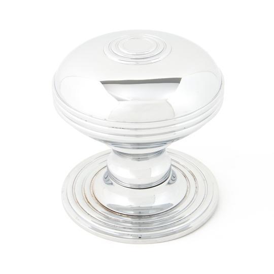 Polished Chrome Prestbury Centre Door Knobin our Door Knobs collection by From The Anvil. Available to buy at Yorkshire Architectural Hardware