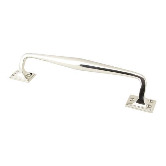 Polished Nickel 300mm Art Deco Pull Handlein our Pull Handles collection by From The Anvil. Available to buy at Yorkshire Architectural Hardware