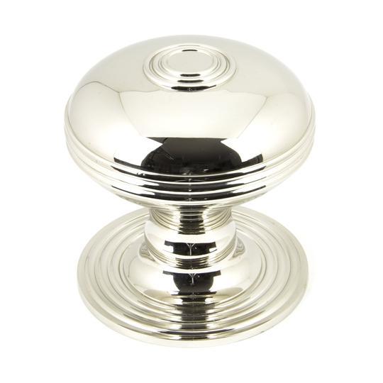 Polished Nickel Prestbury Centre Door Knobin our Door Knobs collection by From The Anvil. Available to buy at Yorkshire Architectural Hardware