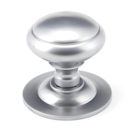 Satin Chrome Centre Door Knobin our Door Knobs collection by From The Anvil. Available to buy at Yorkshire Architectural Hardware